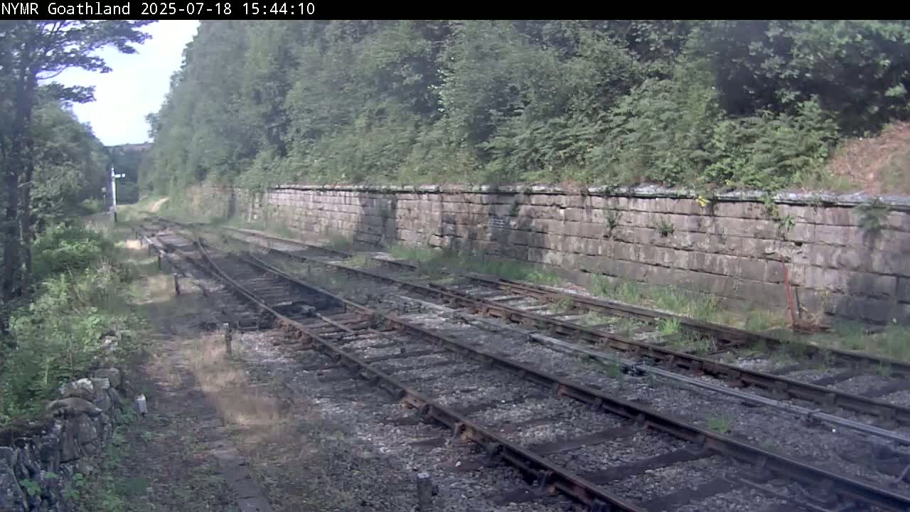 North Yorkshire Moors Railway (NYMR) Goathland Station North View Live Cam - Goathland, Borough of Scarborough, North Yorkshire, Yorkshire and the Humber, England, United Kingdom