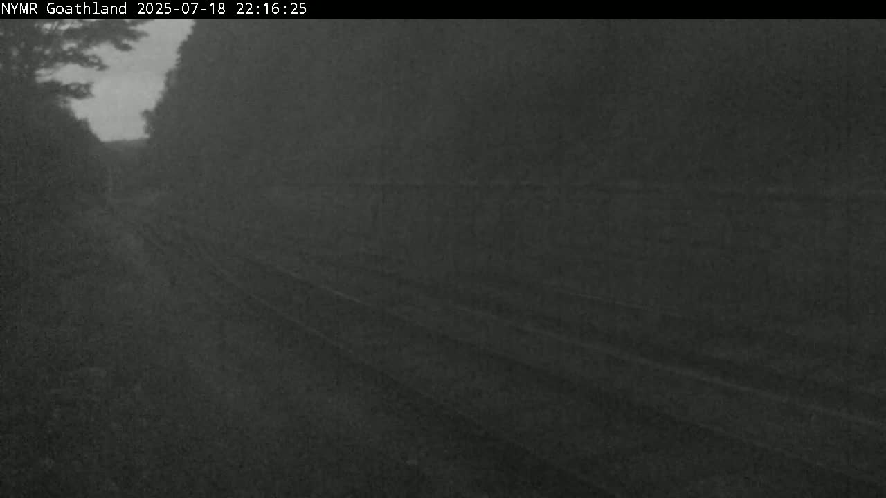 North Yorkshire Moors Railway (NYMR) Goathland Station North View Live Cam - Goathland, Borough of Scarborough, North Yorkshire, Yorkshire and the Humber, England, United Kingdom