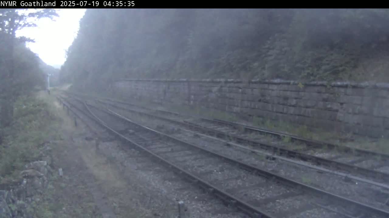 North Yorkshire Moors Railway (NYMR) Goathland Station North View Live Cam - Goathland, Borough of Scarborough, North Yorkshire, Yorkshire and the Humber, England, United Kingdom