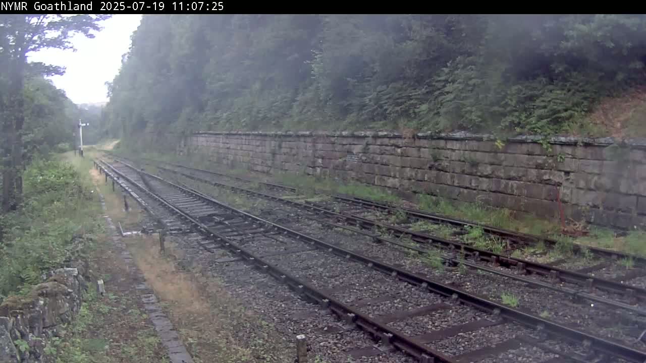 North Yorkshire Moors Railway (NYMR) Goathland Station North View Live Cam - Goathland, Borough of Scarborough, North Yorkshire, Yorkshire and the Humber, England, United Kingdom