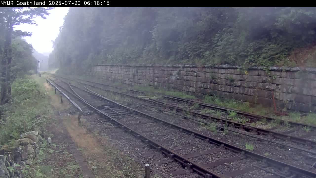 North Yorkshire Moors Railway (NYMR) Goathland Station North View Live Cam - Goathland, Borough of Scarborough, North Yorkshire, Yorkshire and the Humber, England, United Kingdom