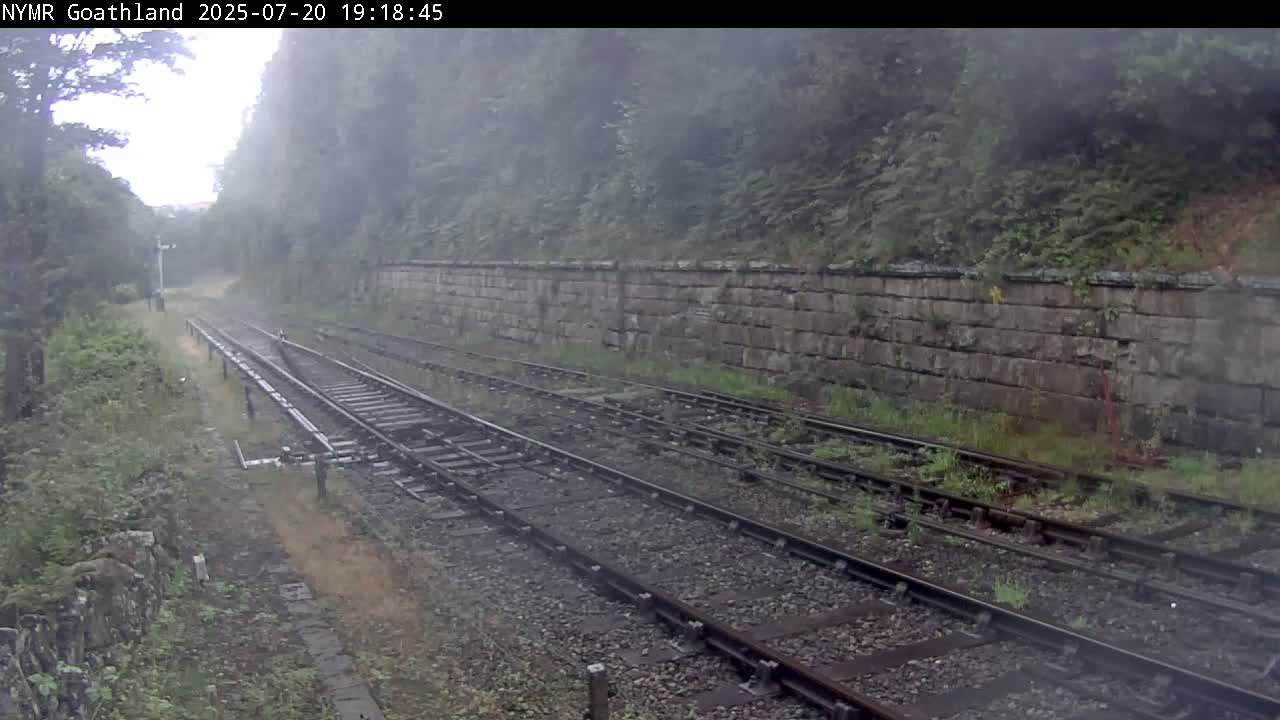 North Yorkshire Moors Railway (NYMR) Goathland Station North View Live Cam - Goathland, Borough of Scarborough, North Yorkshire, Yorkshire and the Humber, England, United Kingdom