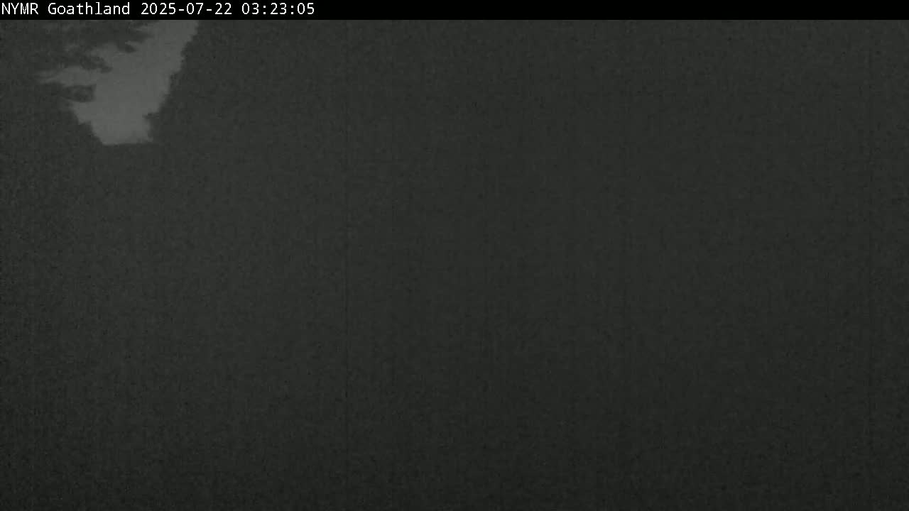 North Yorkshire Moors Railway (NYMR) Goathland Station North View Live Cam - Goathland, Borough of Scarborough, North Yorkshire, Yorkshire and the Humber, England, United Kingdom