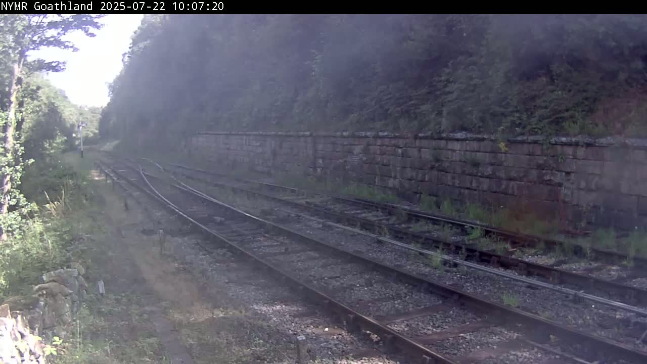 North Yorkshire Moors Railway (NYMR) Goathland Station North View Live Cam - Goathland, Borough of Scarborough, North Yorkshire, Yorkshire and the Humber, England, United Kingdom