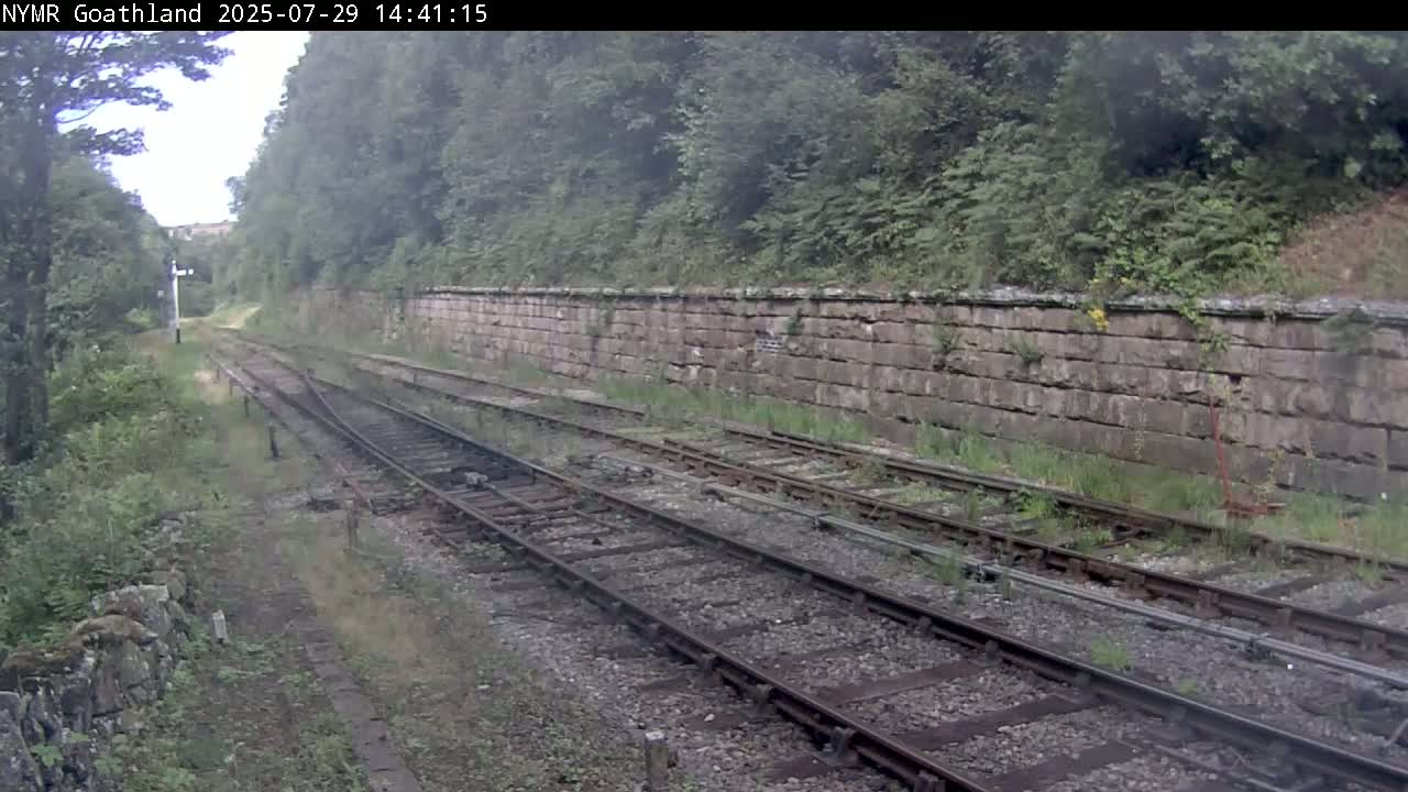 North Yorkshire Moors Railway (NYMR) Goathland Station North View Live Cam - Goathland, Borough of Scarborough, North Yorkshire, Yorkshire and the Humber, England, United Kingdom