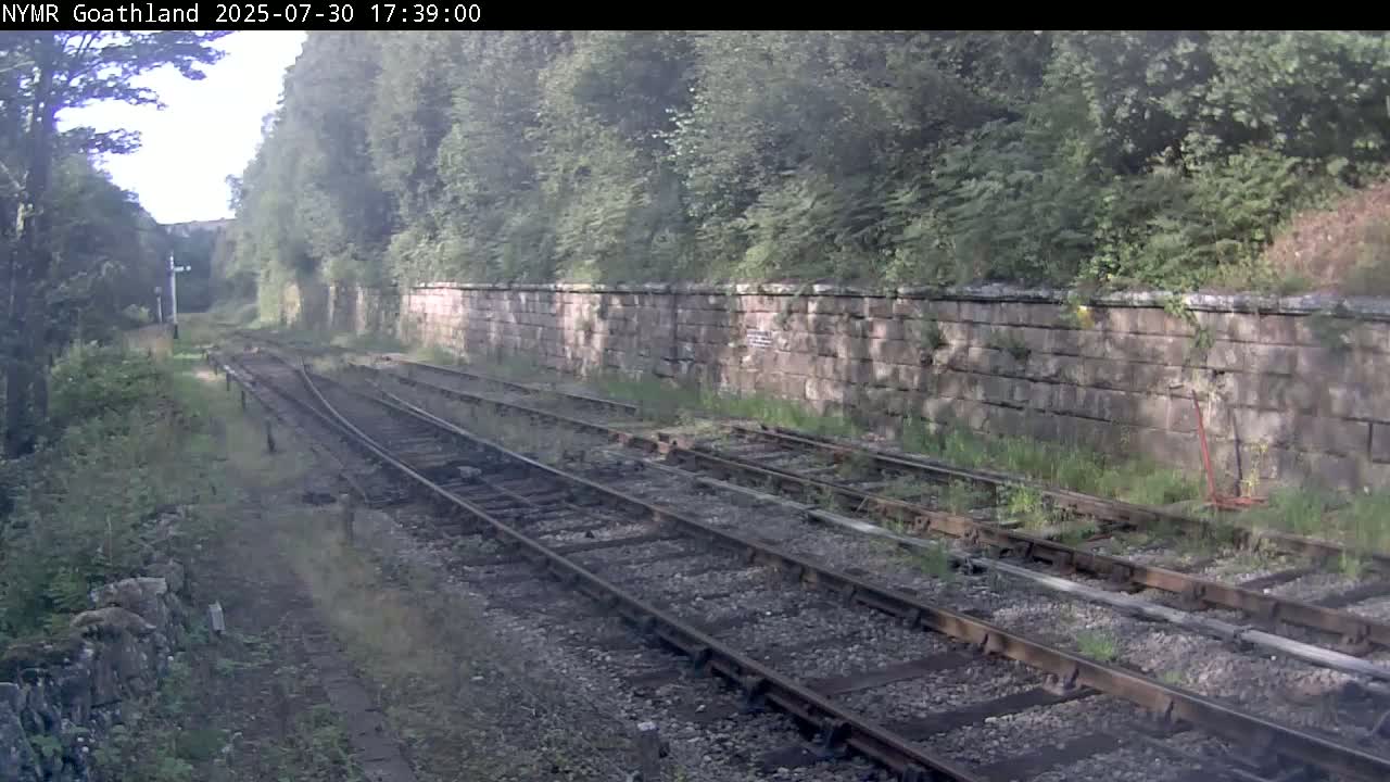North Yorkshire Moors Railway (NYMR) Goathland Station North View Live Cam - Goathland, Borough of Scarborough, North Yorkshire, Yorkshire and the Humber, England, United Kingdom