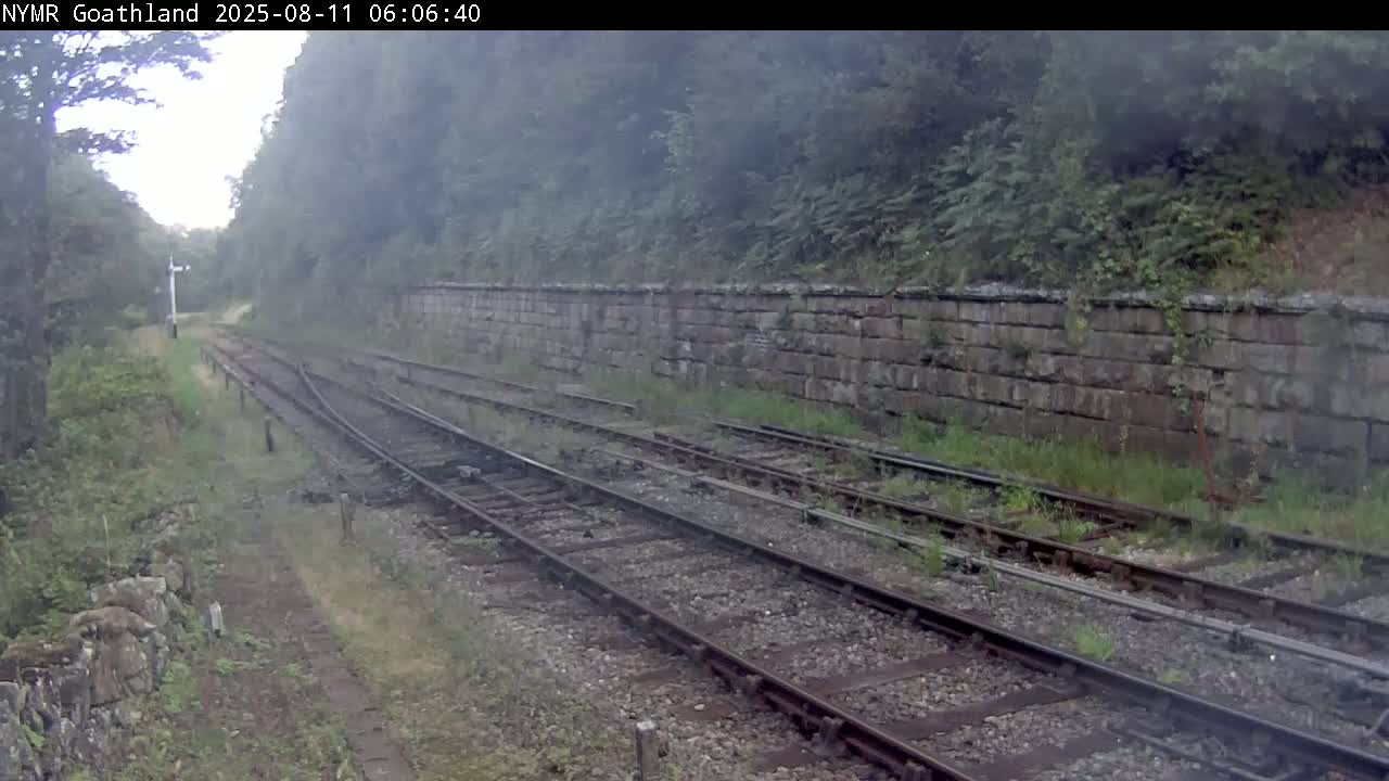 North Yorkshire Moors Railway (NYMR) Goathland Station North View Live Cam - Goathland, Borough of Scarborough, North Yorkshire, Yorkshire and the Humber, England, United Kingdom