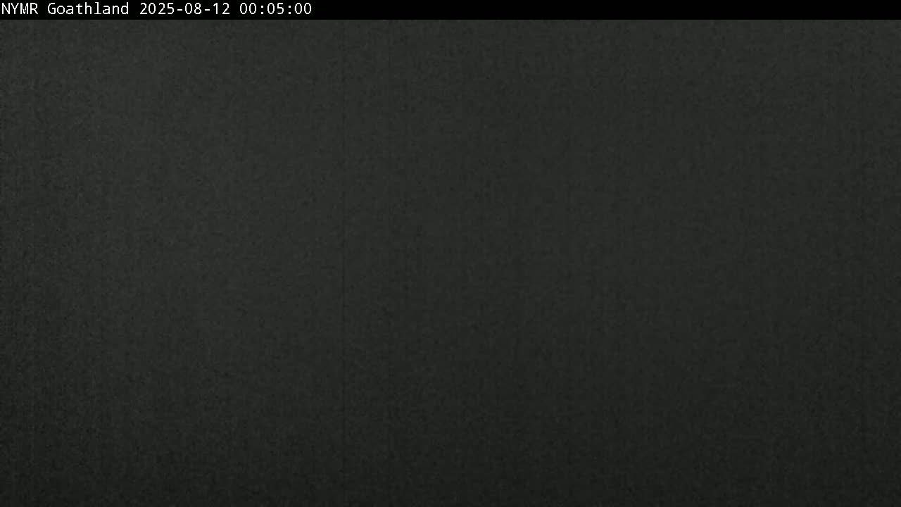 North Yorkshire Moors Railway (NYMR) Goathland Station North View Live Cam - Goathland, Borough of Scarborough, North Yorkshire, Yorkshire and the Humber, England, United Kingdom