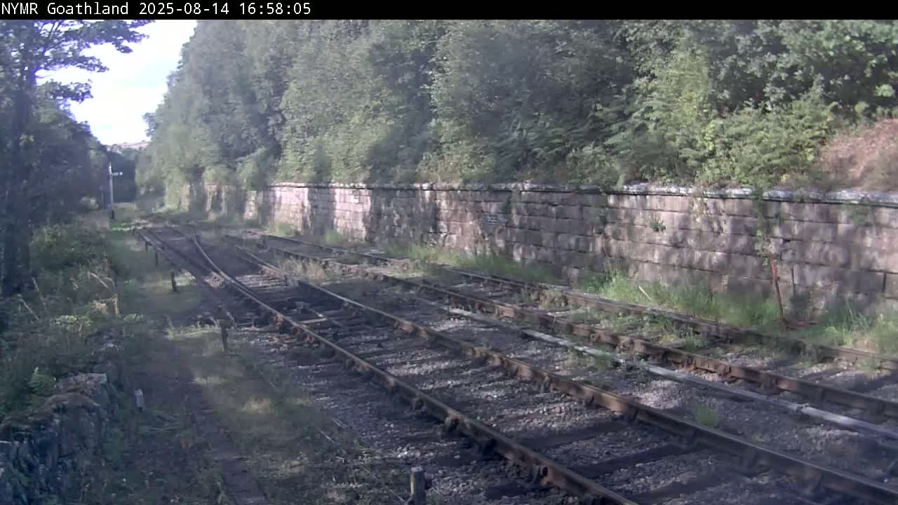 North Yorkshire Moors Railway (NYMR) Goathland Station North View Live Cam - Goathland, Borough of Scarborough, North Yorkshire, Yorkshire and the Humber, England, United Kingdom