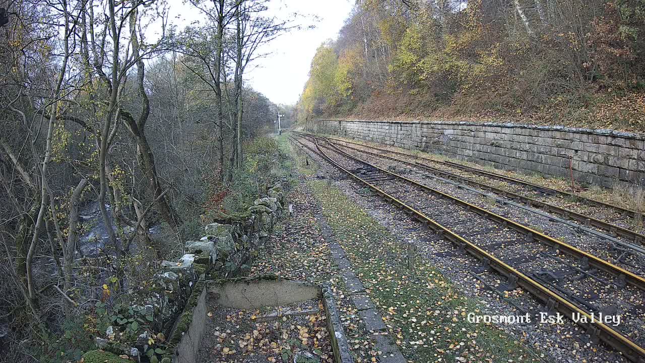 North Yorkshire Moors Railway (NYMR) Goathland Station North View Live Cam - Goathland, Borough of Scarborough, North Yorkshire, Yorkshire and the Humber, England, United Kingdom