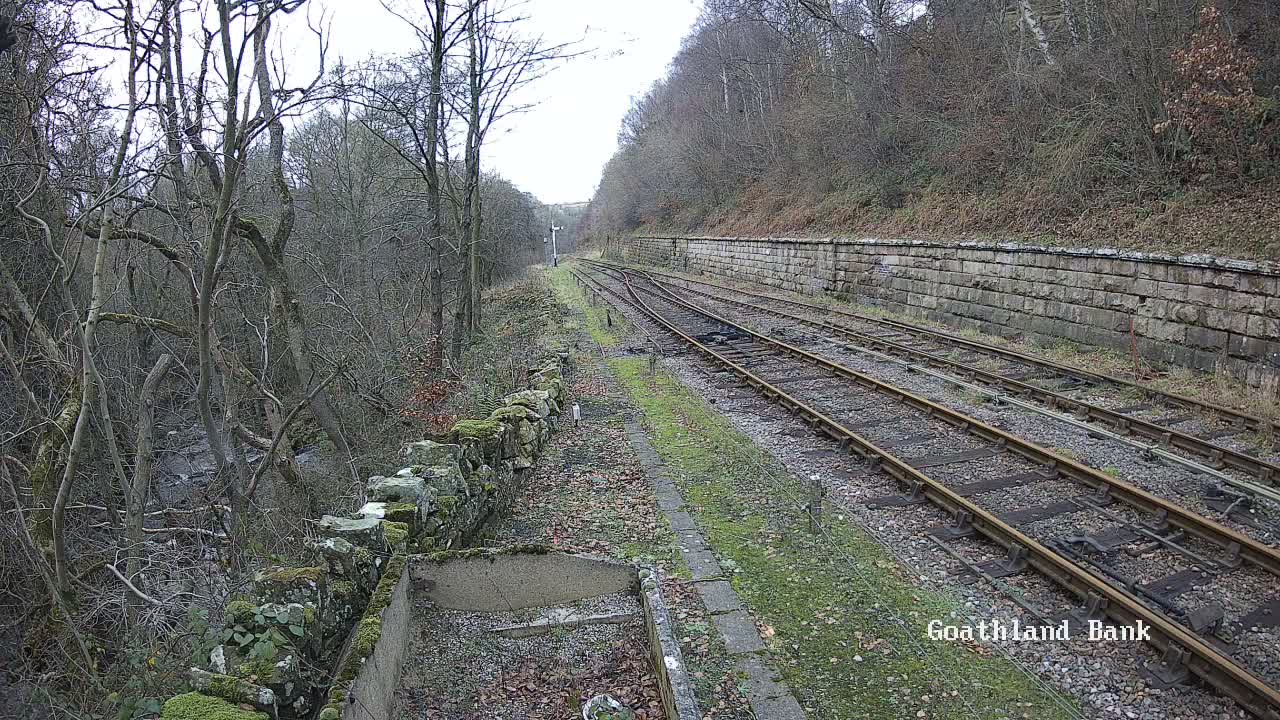 North Yorkshire Moors Railway (NYMR) Goathland Station North View Live Cam - Goathland, Borough of Scarborough, North Yorkshire, Yorkshire and the Humber, England, United Kingdom