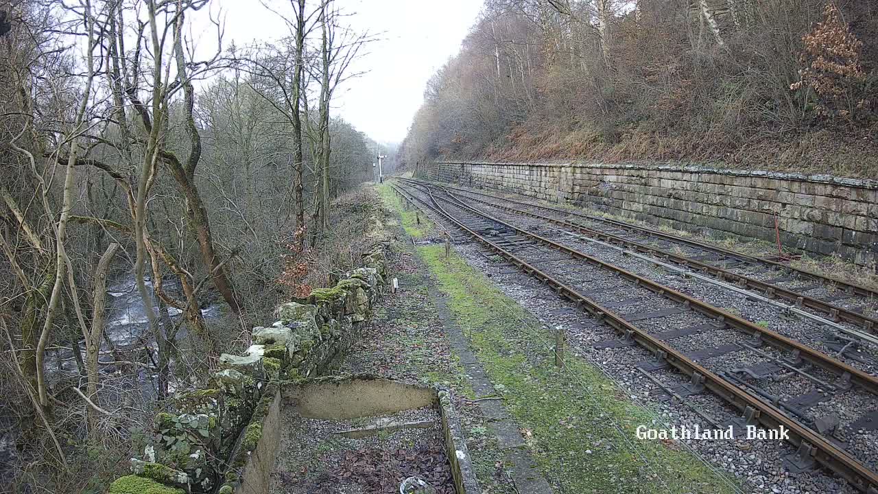North Yorkshire Moors Railway (NYMR) Goathland Station North View Live Cam - Goathland, Borough of Scarborough, North Yorkshire, Yorkshire and the Humber, England, United Kingdom