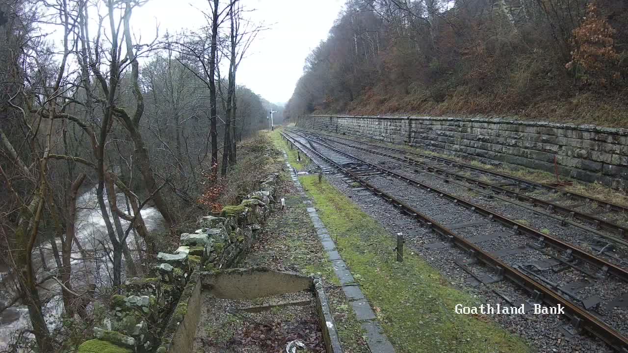 North Yorkshire Moors Railway (NYMR) Goathland Station North View Live Cam - Goathland, Borough of Scarborough, North Yorkshire, Yorkshire and the Humber, England, United Kingdom