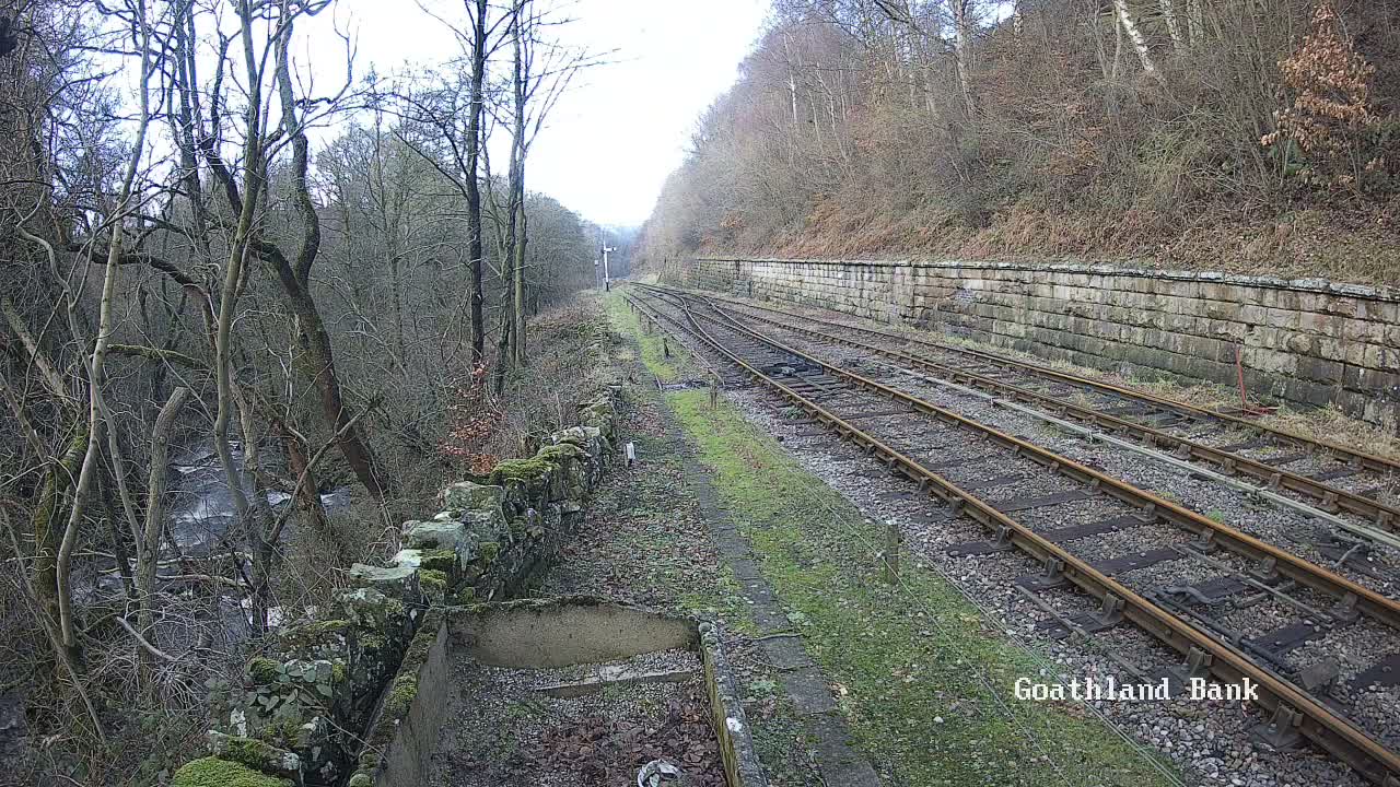 North Yorkshire Moors Railway (NYMR) Goathland Station North View Live Cam - Goathland, Borough of Scarborough, North Yorkshire, Yorkshire and the Humber, England, United Kingdom