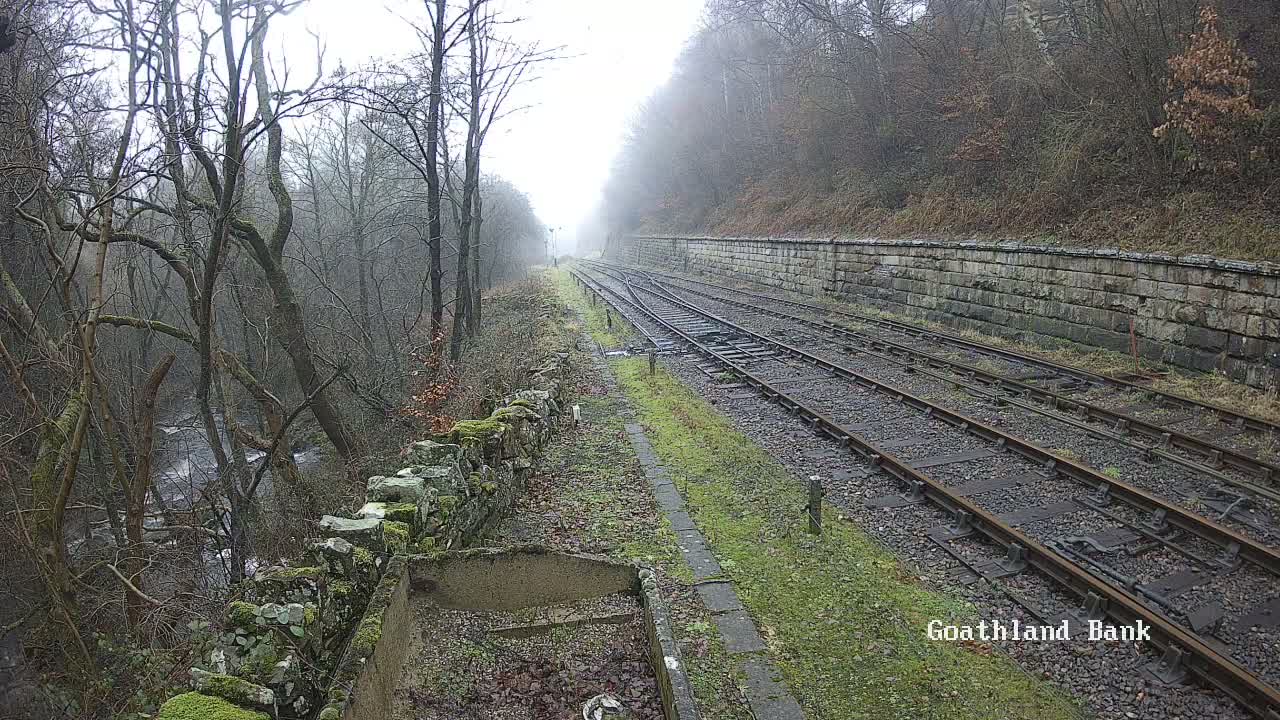 North Yorkshire Moors Railway (NYMR) Goathland Station North View Live Cam - Goathland, Borough of Scarborough, North Yorkshire, Yorkshire and the Humber, England, United Kingdom