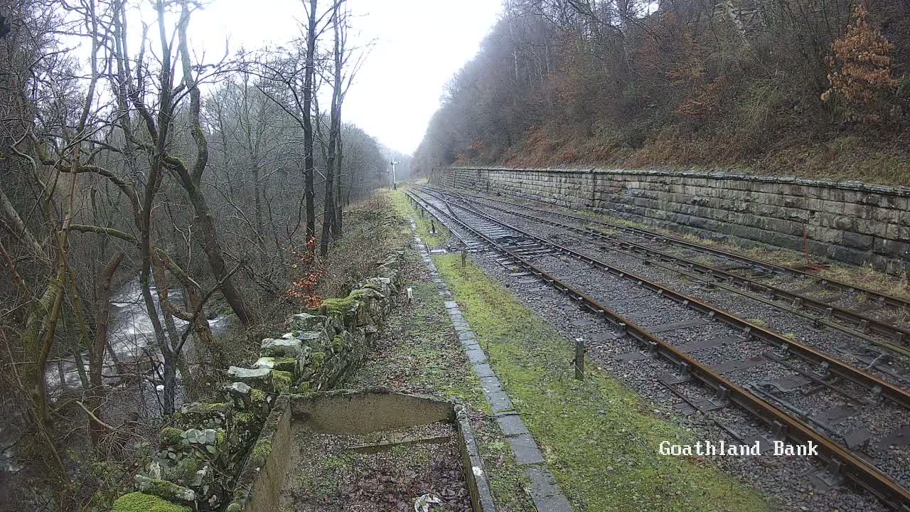 North Yorkshire Moors Railway (NYMR) Goathland Station North View Live Cam - Goathland, Borough of Scarborough, North Yorkshire, Yorkshire and the Humber, England, United Kingdom