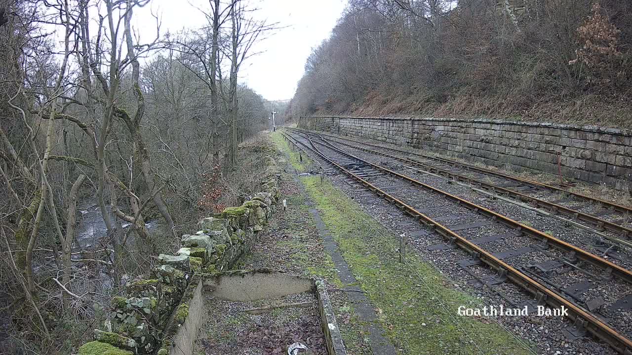 North Yorkshire Moors Railway (NYMR) Goathland Station North View Live Cam - Goathland, Borough of Scarborough, North Yorkshire, Yorkshire and the Humber, England, United Kingdom