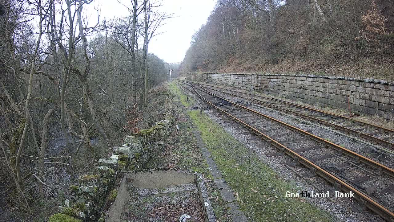 North Yorkshire Moors Railway (NYMR) Goathland Station North View Live Cam - Goathland, Borough of Scarborough, North Yorkshire, Yorkshire and the Humber, England, United Kingdom