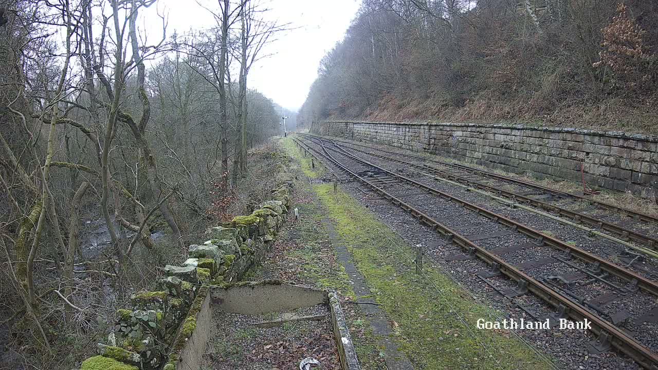 North Yorkshire Moors Railway (NYMR) Goathland Station North View Live Cam - Goathland, Borough of Scarborough, North Yorkshire, Yorkshire and the Humber, England, United Kingdom