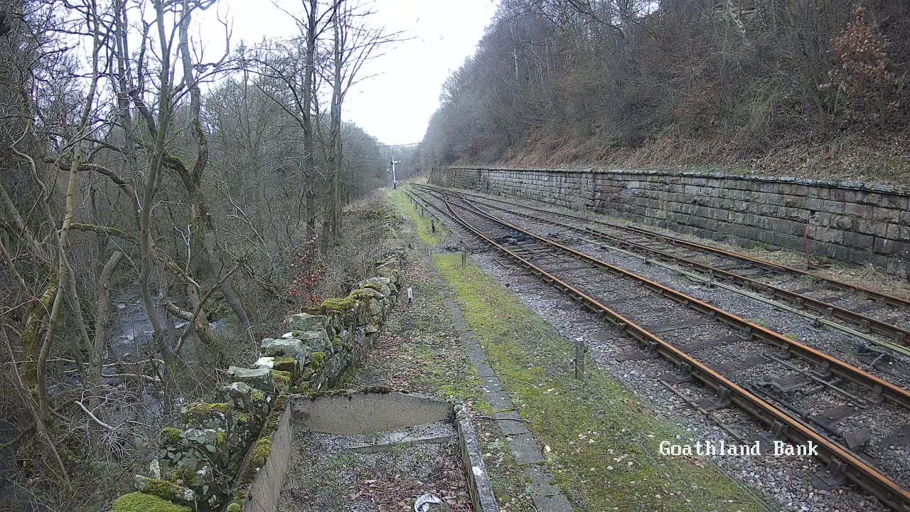 North Yorkshire Moors Railway (NYMR) Goathland Station North View Live Cam - Goathland, Borough of Scarborough, North Yorkshire, Yorkshire and the Humber, England, United Kingdom