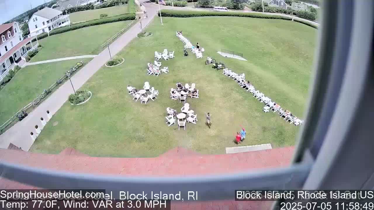Spring House Hotel Indoor Live Cam , Block Island  Rhode Island,  USA 