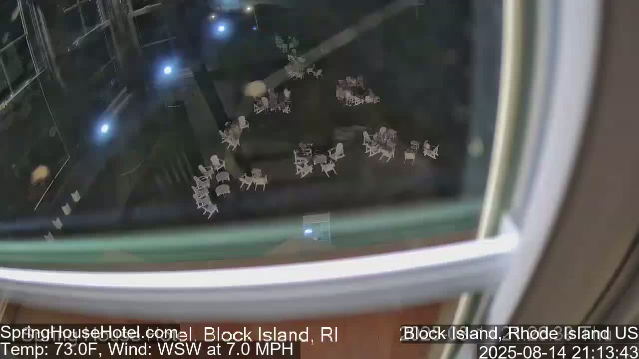 Spring House Hotel Indoor Live Cam , Block Island  Rhode Island,  USA 