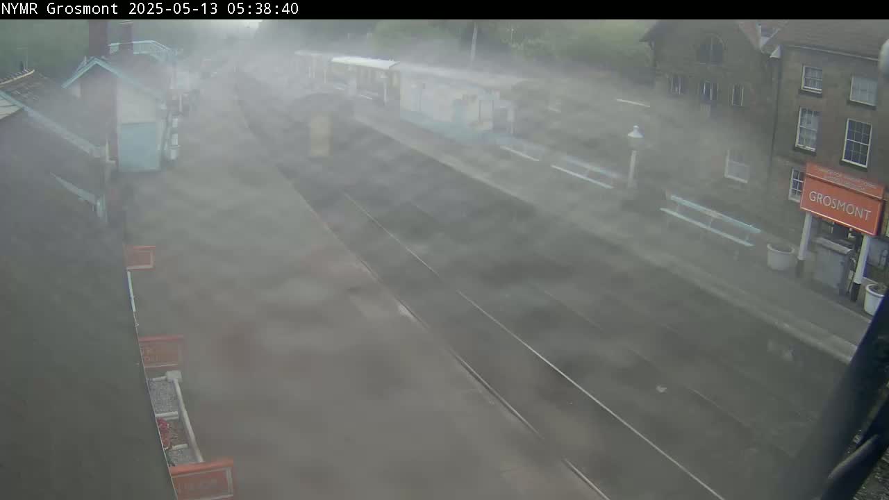 North Yorkshire Moors Railway (NYMR) Grosmont Station Live Cam - Grosmont, Borough of Scarborough, North Yorkshire, Yorkshire and the Humber, England, United Kingdom