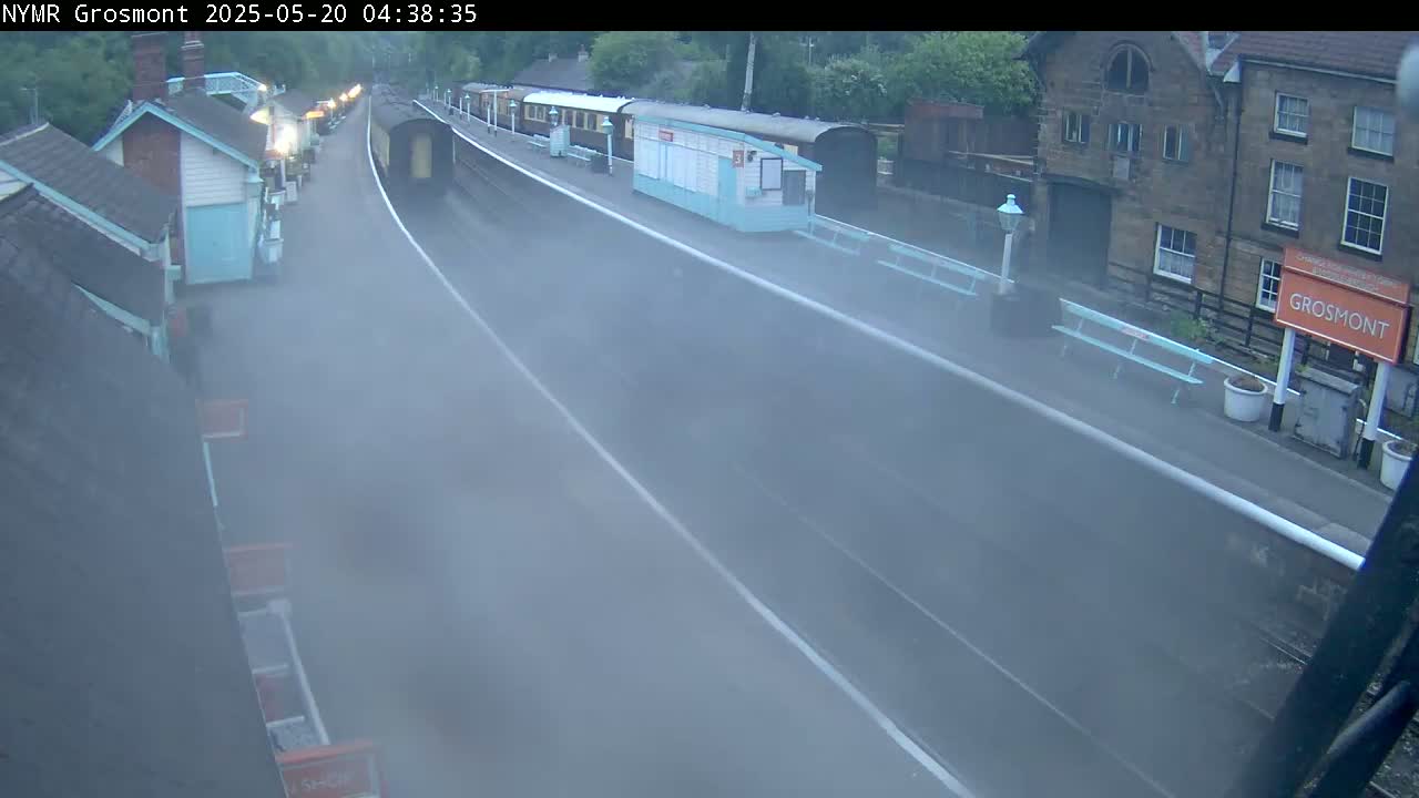 North Yorkshire Moors Railway (NYMR) Grosmont Station Live Cam - Grosmont, Borough of Scarborough, North Yorkshire, Yorkshire and the Humber, England, United Kingdom