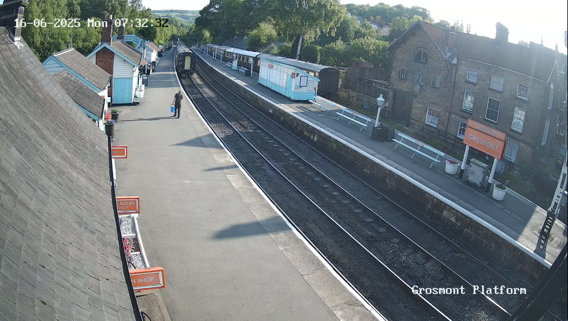 North Yorkshire Moors Railway (NYMR) Grosmont Station Live Cam - Grosmont, Borough of Scarborough, North Yorkshire, Yorkshire and the Humber, England, United Kingdom