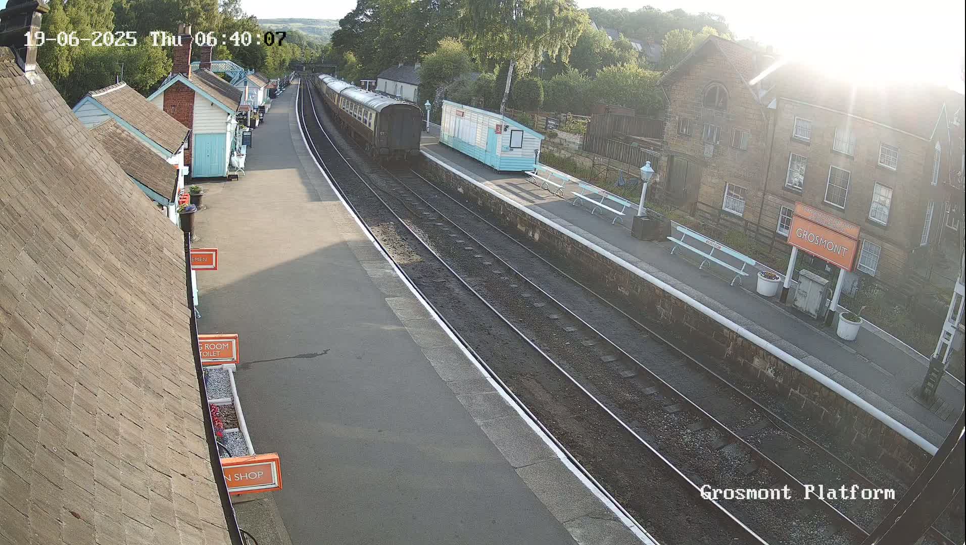 North Yorkshire Moors Railway (NYMR) Grosmont Station Live Cam - Grosmont, Borough of Scarborough, North Yorkshire, Yorkshire and the Humber, England, United Kingdom