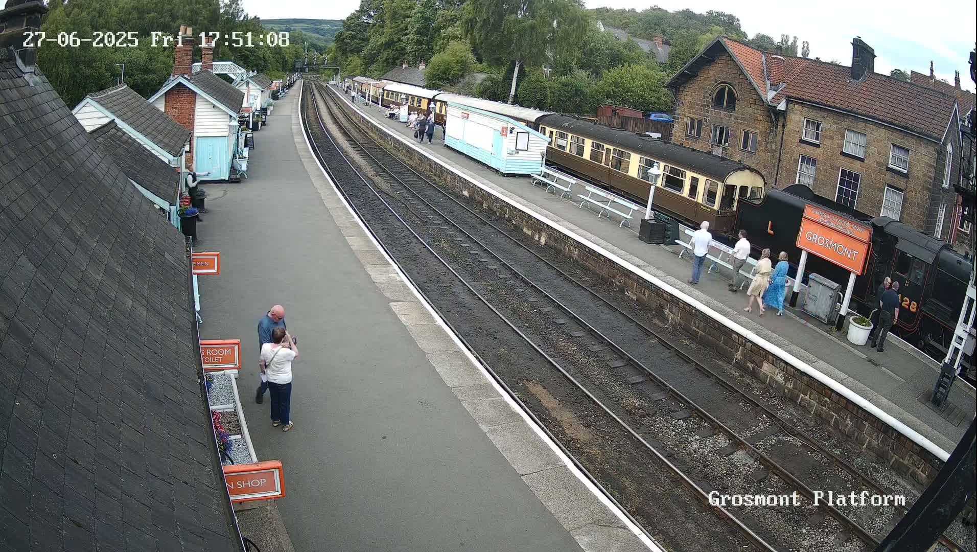 North Yorkshire Moors Railway (NYMR) Grosmont Station Live Cam - Grosmont, Borough of Scarborough, North Yorkshire, Yorkshire and the Humber, England, United Kingdom