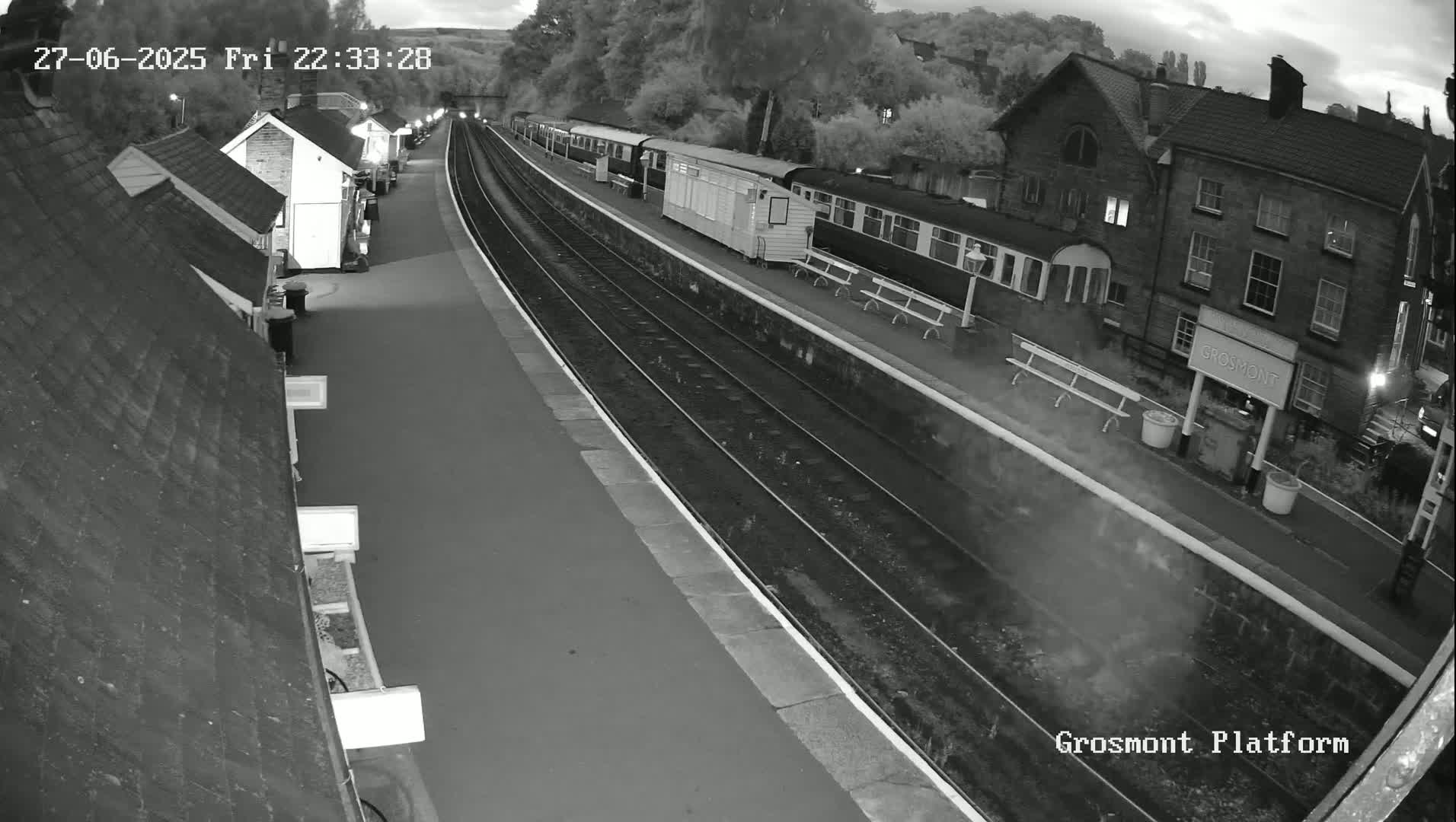 North Yorkshire Moors Railway (NYMR) Grosmont Station Live Cam - Grosmont, Borough of Scarborough, North Yorkshire, Yorkshire and the Humber, England, United Kingdom