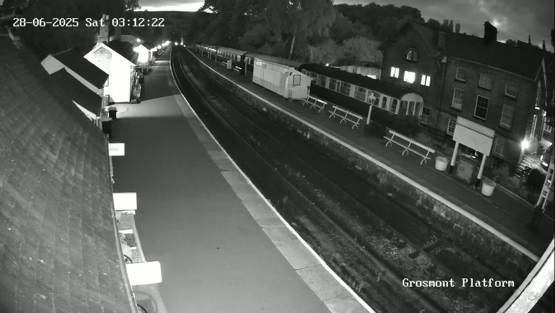 North Yorkshire Moors Railway (NYMR) Grosmont Station Live Cam - Grosmont, Borough of Scarborough, North Yorkshire, Yorkshire and the Humber, England, United Kingdom