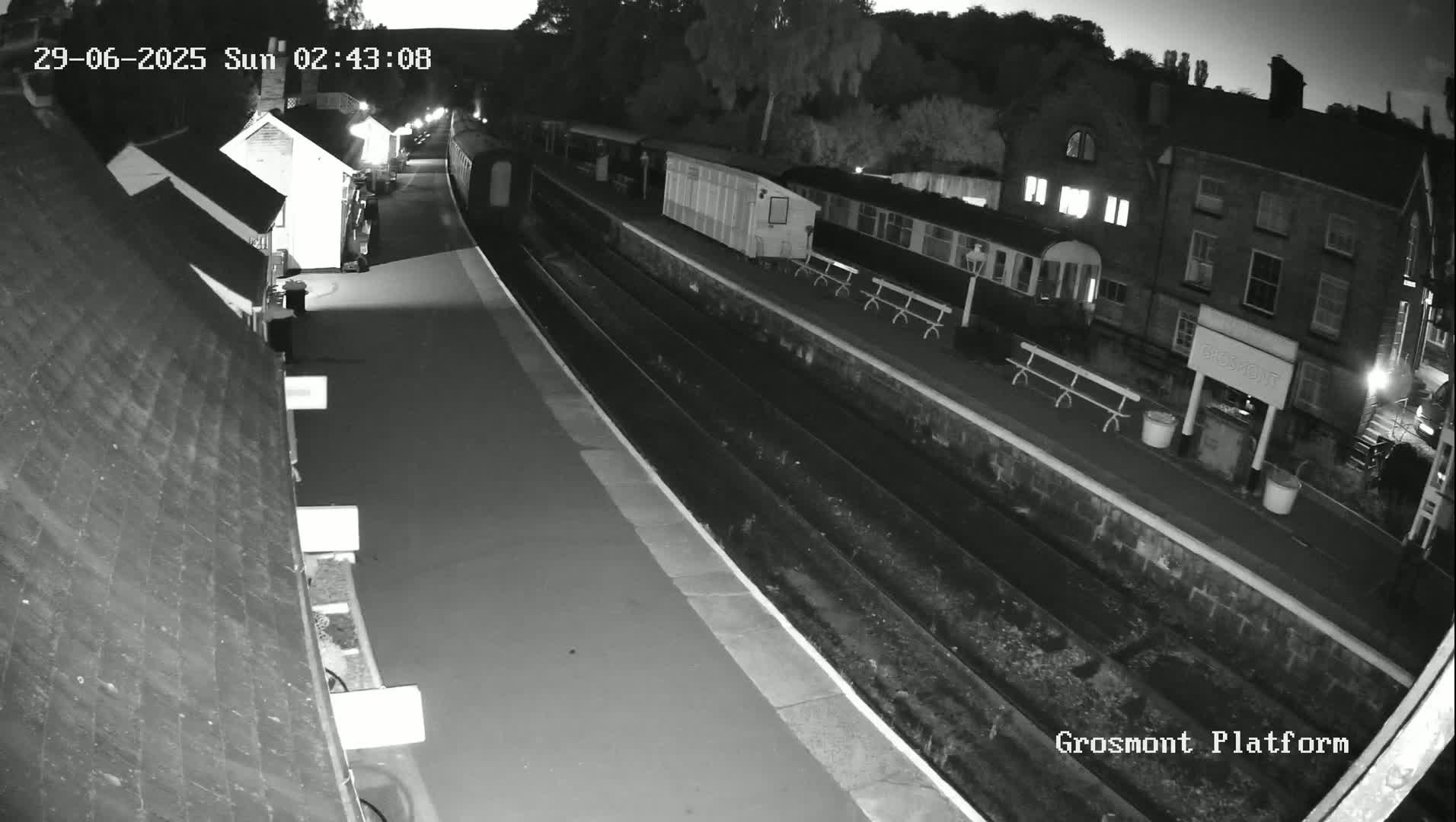 North Yorkshire Moors Railway (NYMR) Grosmont Station Live Cam - Grosmont, Borough of Scarborough, North Yorkshire, Yorkshire and the Humber, England, United Kingdom