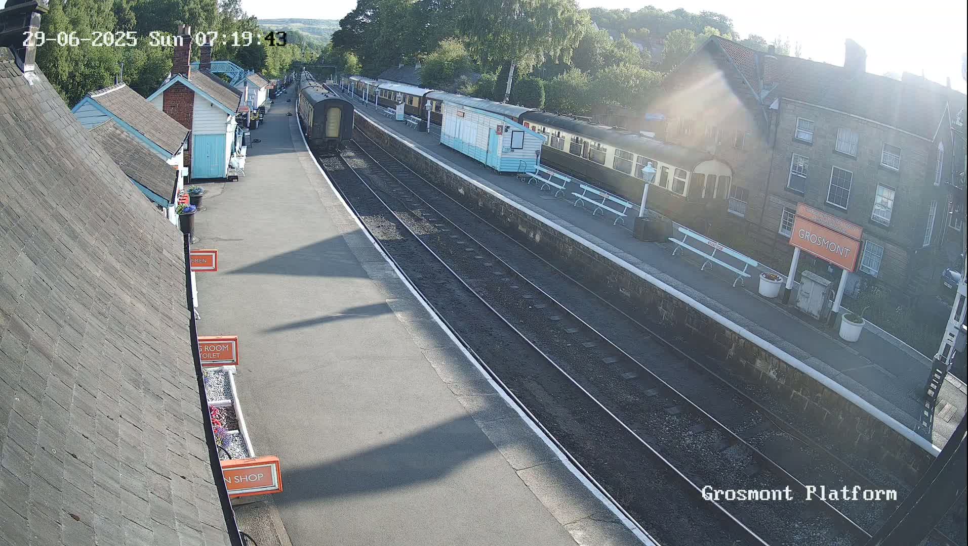 North Yorkshire Moors Railway (NYMR) Grosmont Station Live Cam - Grosmont, Borough of Scarborough, North Yorkshire, Yorkshire and the Humber, England, United Kingdom