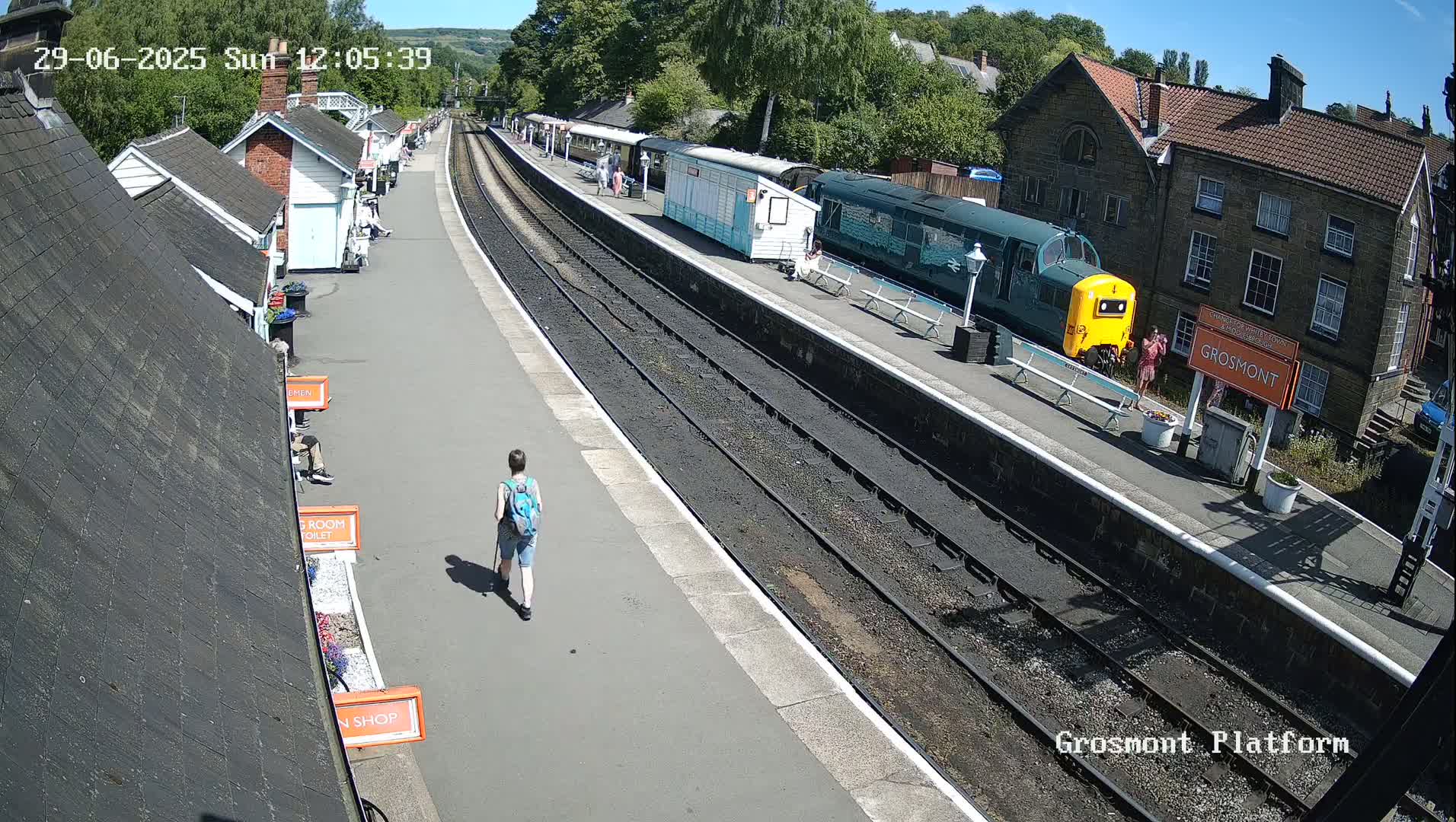 North Yorkshire Moors Railway (NYMR) Grosmont Station Live Cam - Grosmont, Borough of Scarborough, North Yorkshire, Yorkshire and the Humber, England, United Kingdom