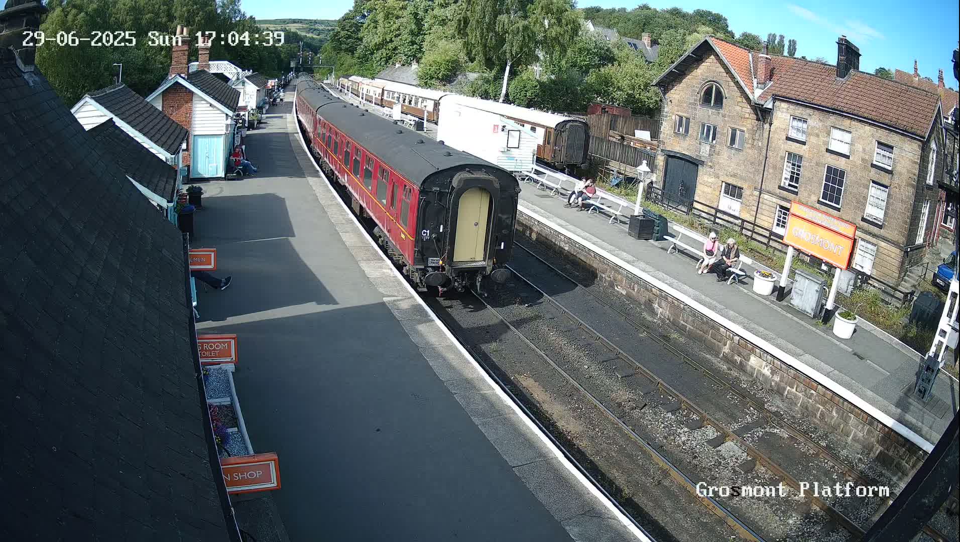 North Yorkshire Moors Railway (NYMR) Grosmont Station Live Cam - Grosmont, Borough of Scarborough, North Yorkshire, Yorkshire and the Humber, England, United Kingdom