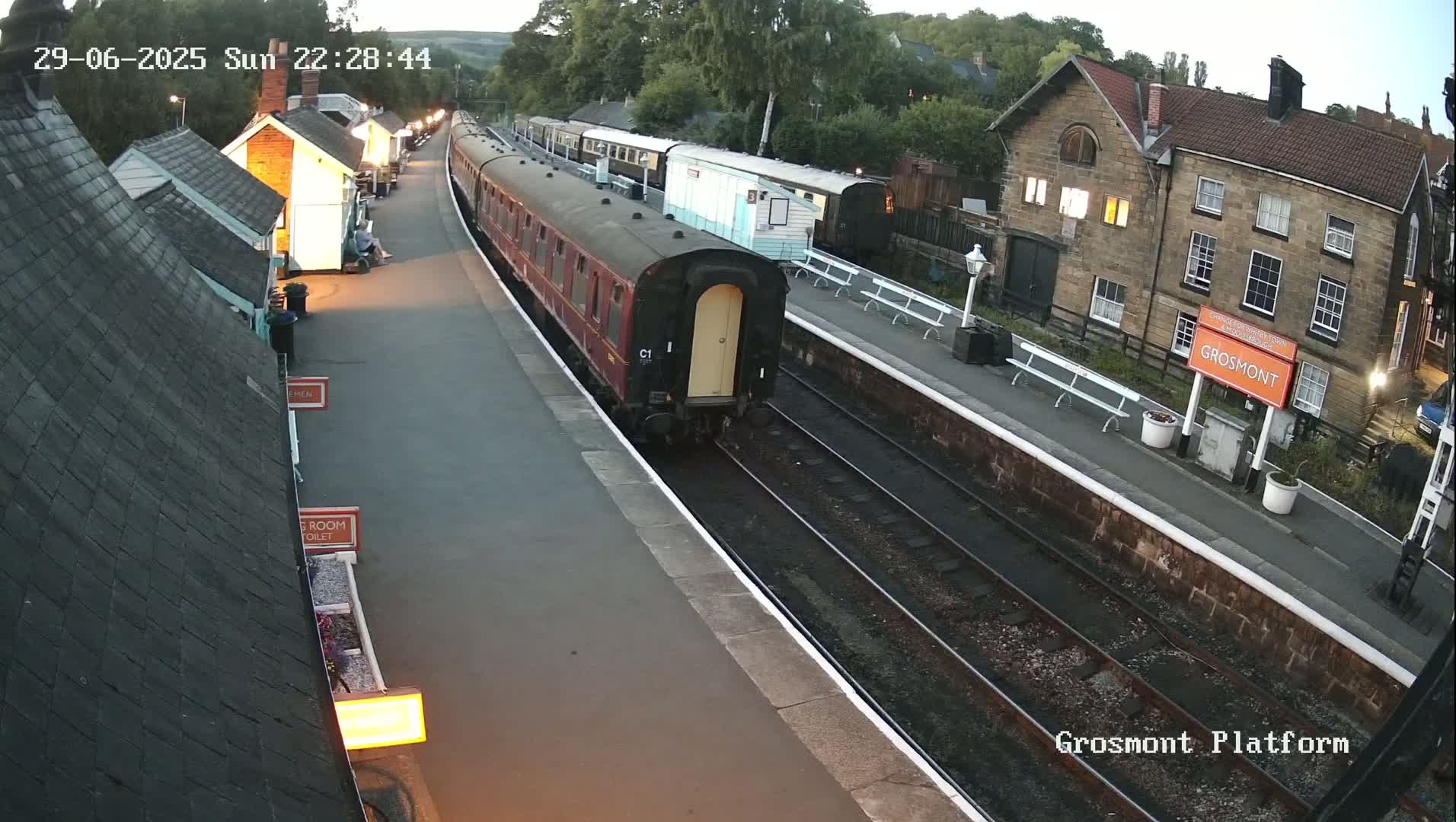 North Yorkshire Moors Railway (NYMR) Grosmont Station Live Cam - Grosmont, Borough of Scarborough, North Yorkshire, Yorkshire and the Humber, England, United Kingdom