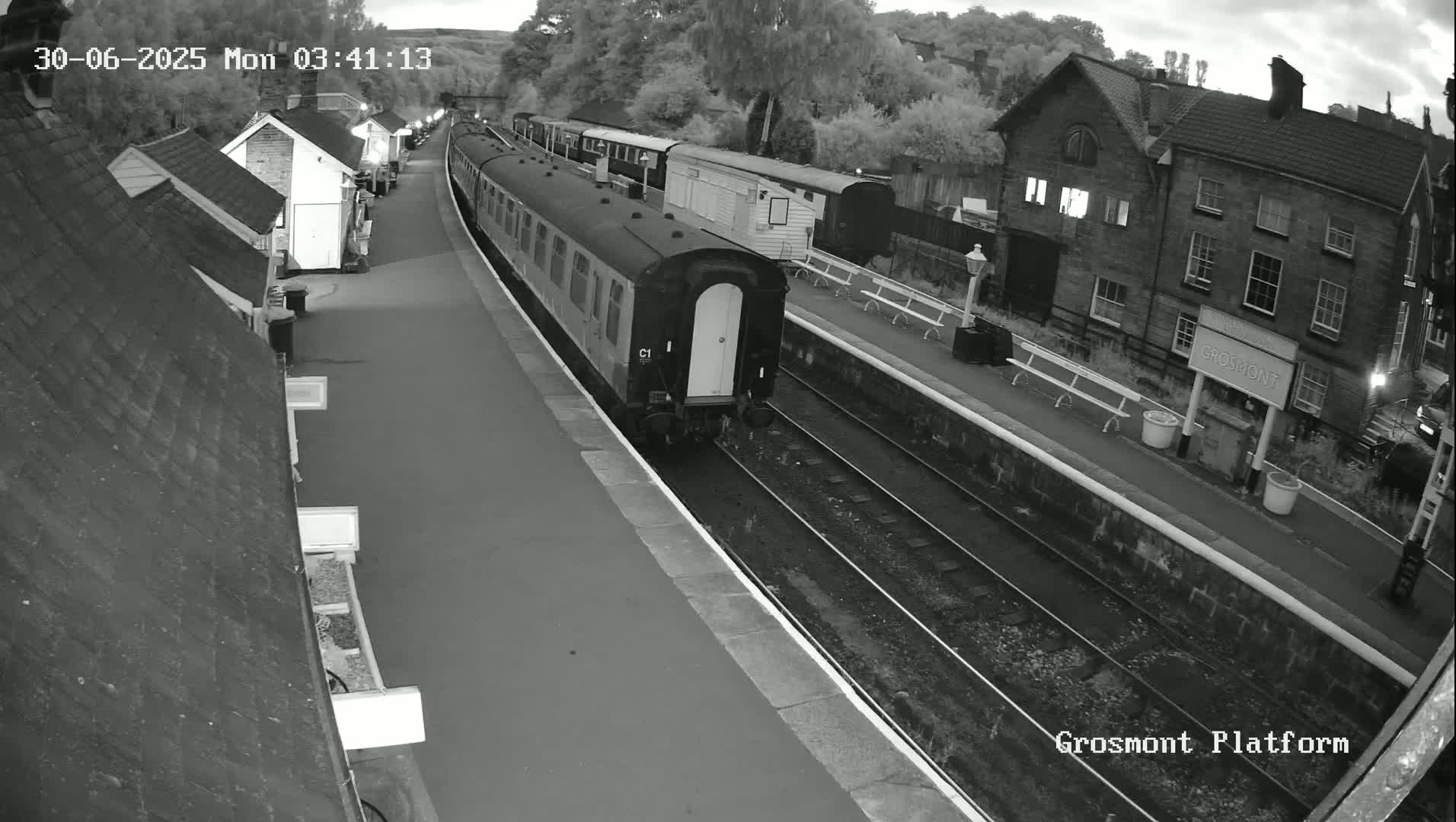 North Yorkshire Moors Railway (NYMR) Grosmont Station Live Cam - Grosmont, Borough of Scarborough, North Yorkshire, Yorkshire and the Humber, England, United Kingdom