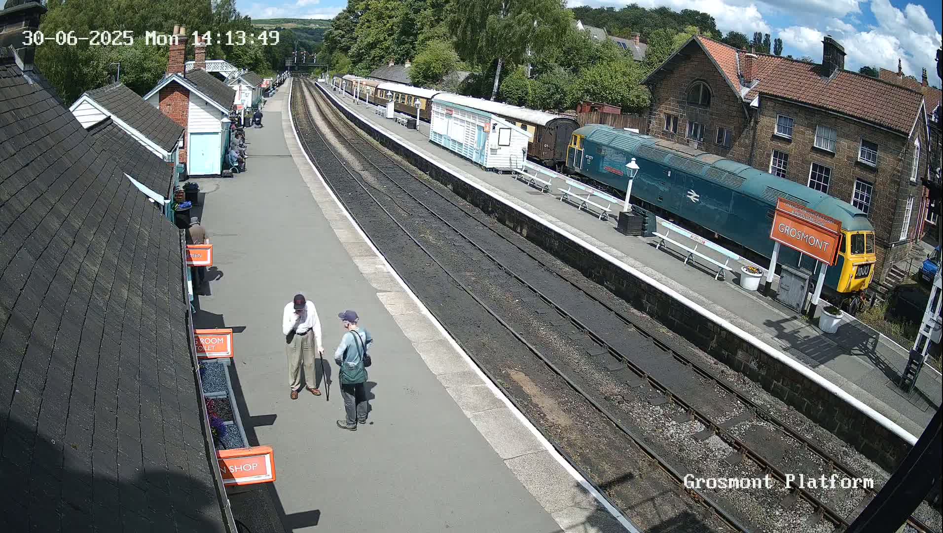 North Yorkshire Moors Railway (NYMR) Grosmont Station Live Cam - Grosmont, Borough of Scarborough, North Yorkshire, Yorkshire and the Humber, England, United Kingdom