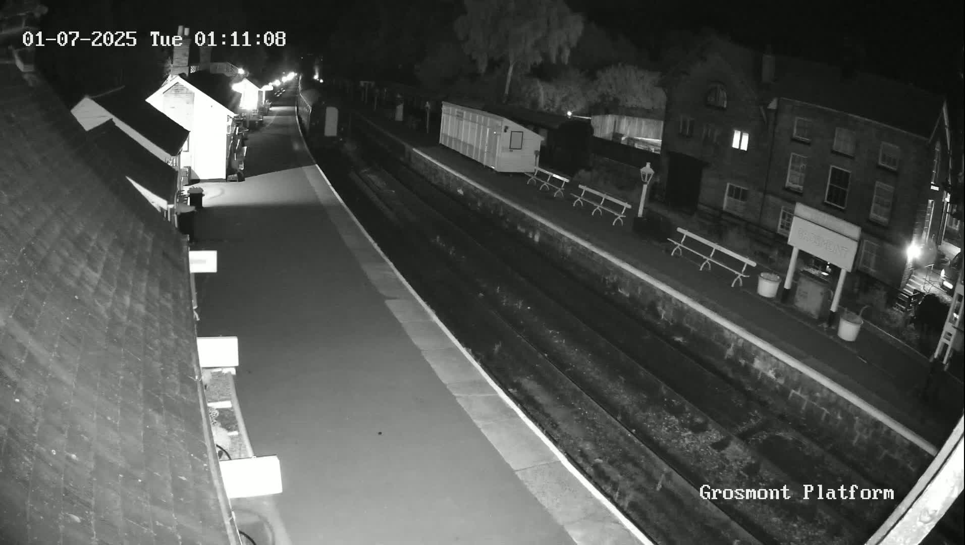 North Yorkshire Moors Railway (NYMR) Grosmont Station Live Cam - Grosmont, Borough of Scarborough, North Yorkshire, Yorkshire and the Humber, England, United Kingdom