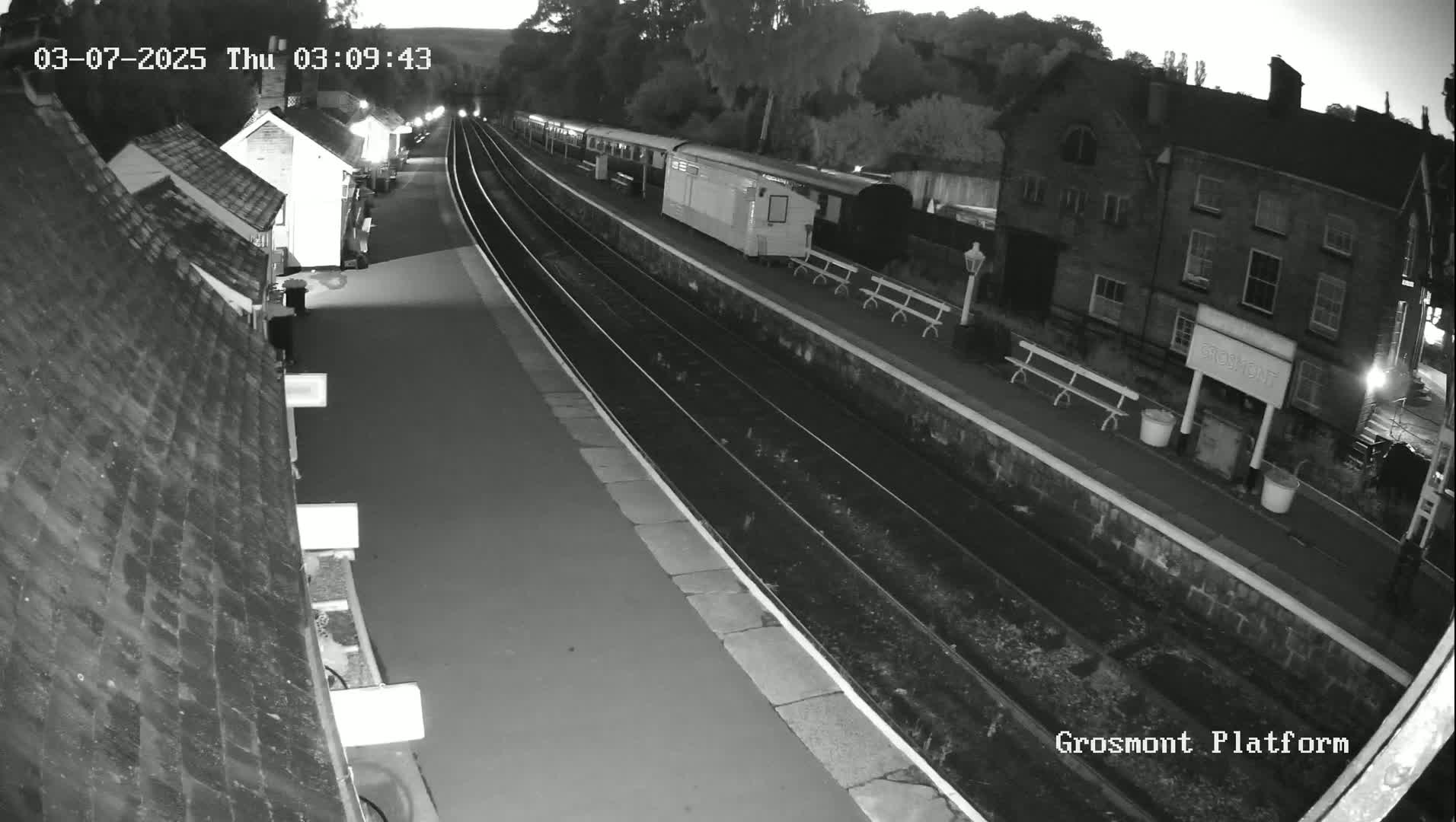 North Yorkshire Moors Railway (NYMR) Grosmont Station Live Cam - Grosmont, Borough of Scarborough, North Yorkshire, Yorkshire and the Humber, England, United Kingdom