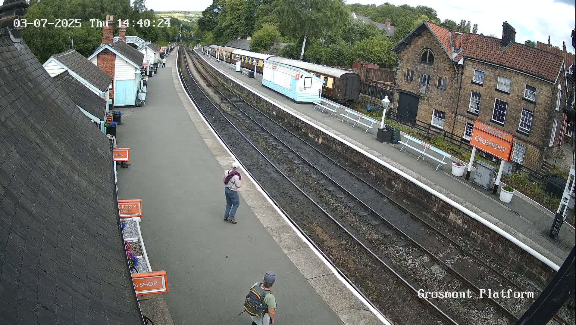 North Yorkshire Moors Railway (NYMR) Grosmont Station Live Cam - Grosmont, Borough of Scarborough, North Yorkshire, Yorkshire and the Humber, England, United Kingdom