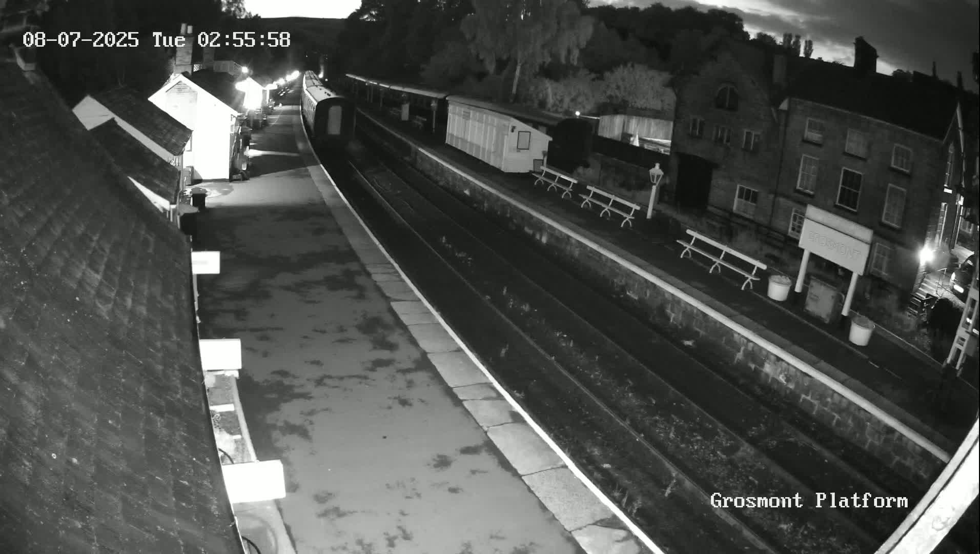 North Yorkshire Moors Railway (NYMR) Grosmont Station Live Cam - Grosmont, Borough of Scarborough, North Yorkshire, Yorkshire and the Humber, England, United Kingdom