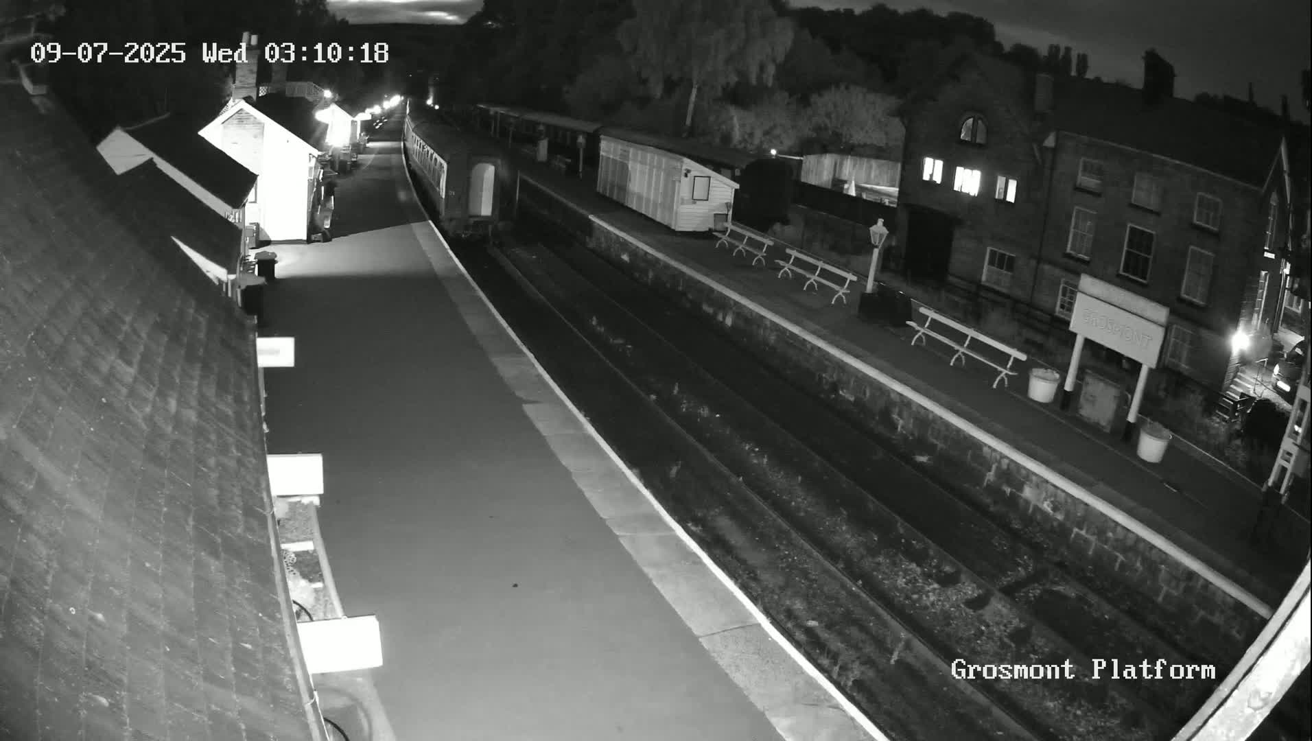 North Yorkshire Moors Railway (NYMR) Grosmont Station Live Cam - Grosmont, Borough of Scarborough, North Yorkshire, Yorkshire and the Humber, England, United Kingdom