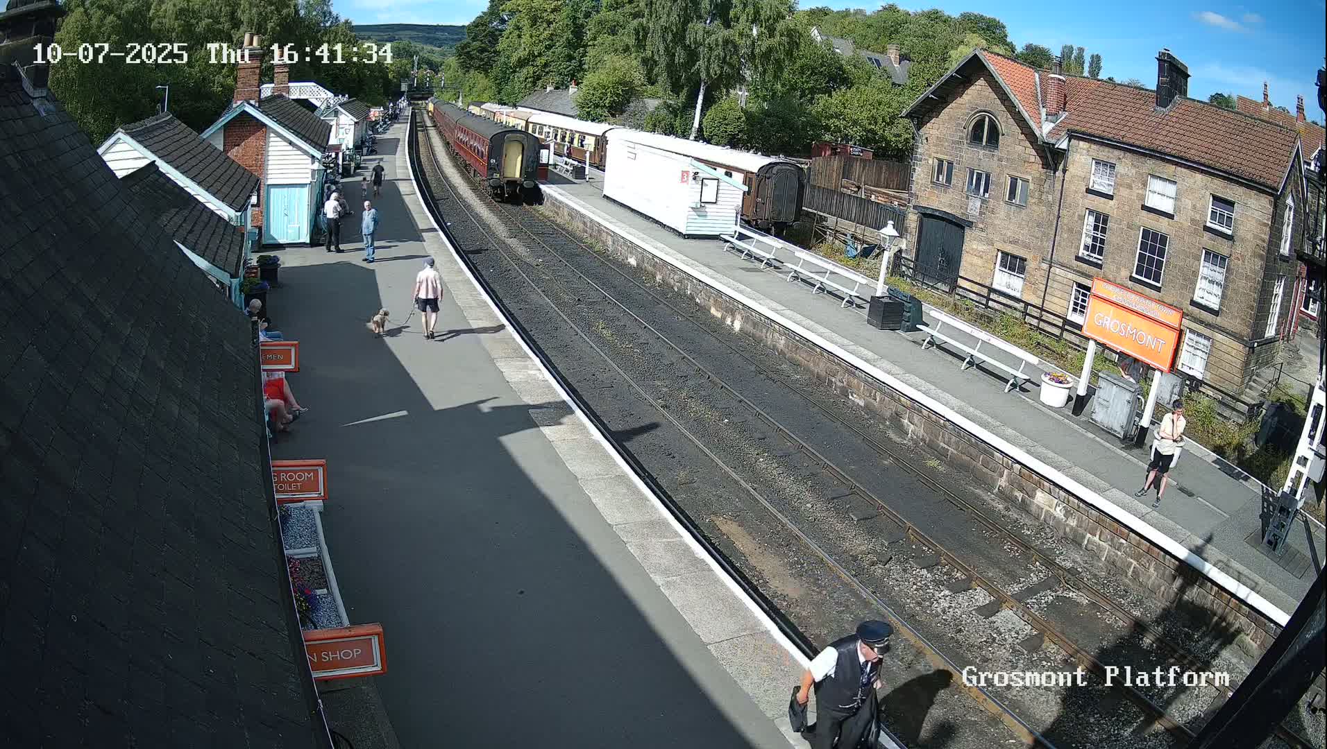 North Yorkshire Moors Railway (NYMR) Grosmont Station Live Cam - Grosmont, Borough of Scarborough, North Yorkshire, Yorkshire and the Humber, England, United Kingdom