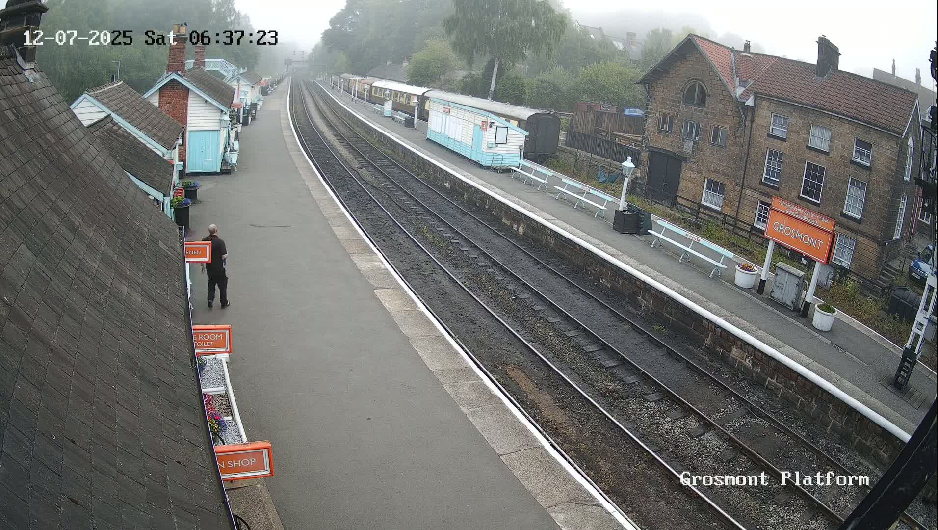 North Yorkshire Moors Railway (NYMR) Grosmont Station Live Cam - Grosmont, Borough of Scarborough, North Yorkshire, Yorkshire and the Humber, England, United Kingdom