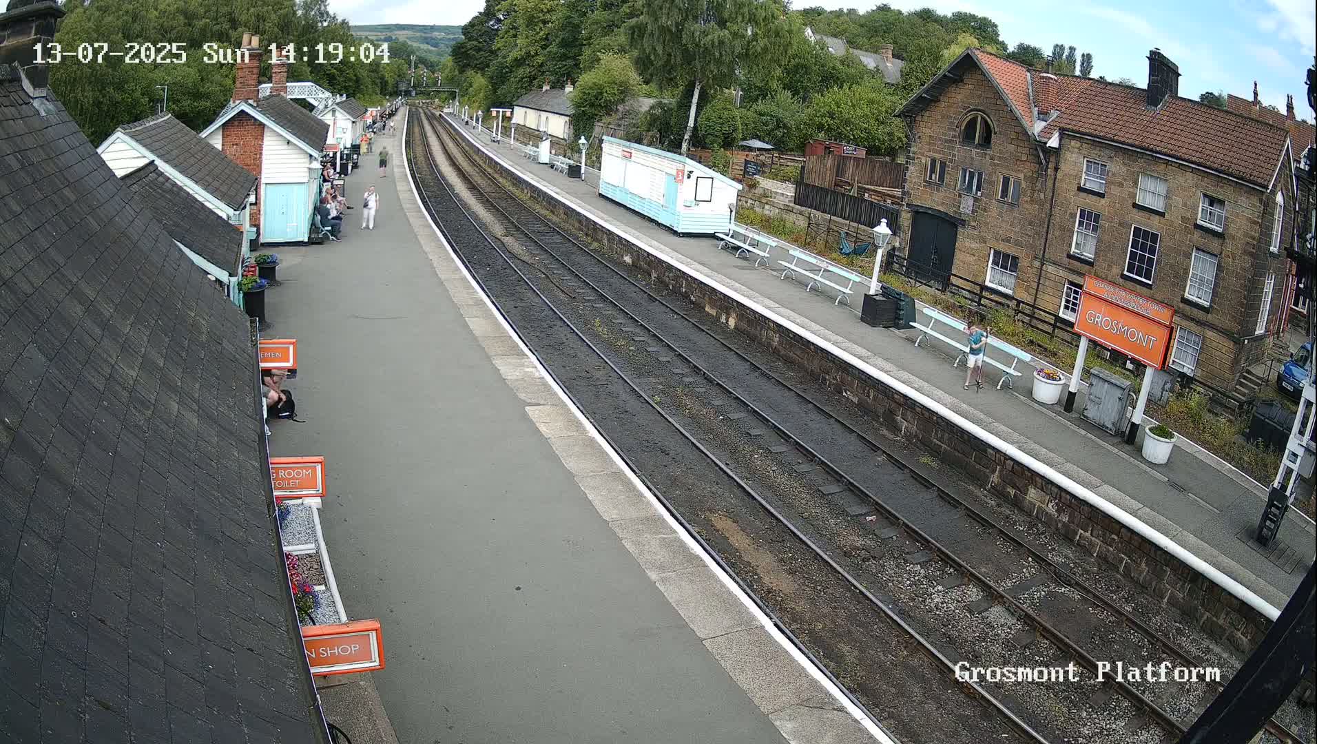 North Yorkshire Moors Railway (NYMR) Grosmont Station Live Cam - Grosmont, Borough of Scarborough, North Yorkshire, Yorkshire and the Humber, England, United Kingdom