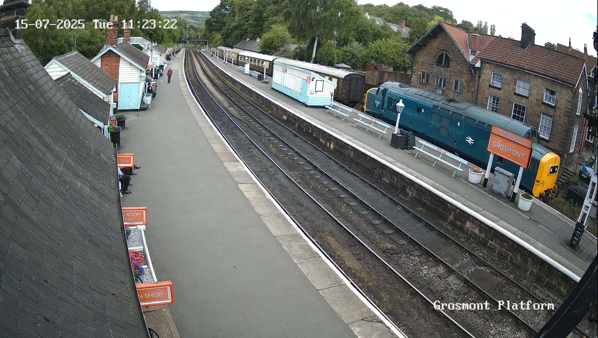 North Yorkshire Moors Railway (NYMR) Grosmont Station Live Cam - Grosmont, Borough of Scarborough, North Yorkshire, Yorkshire and the Humber, England, United Kingdom