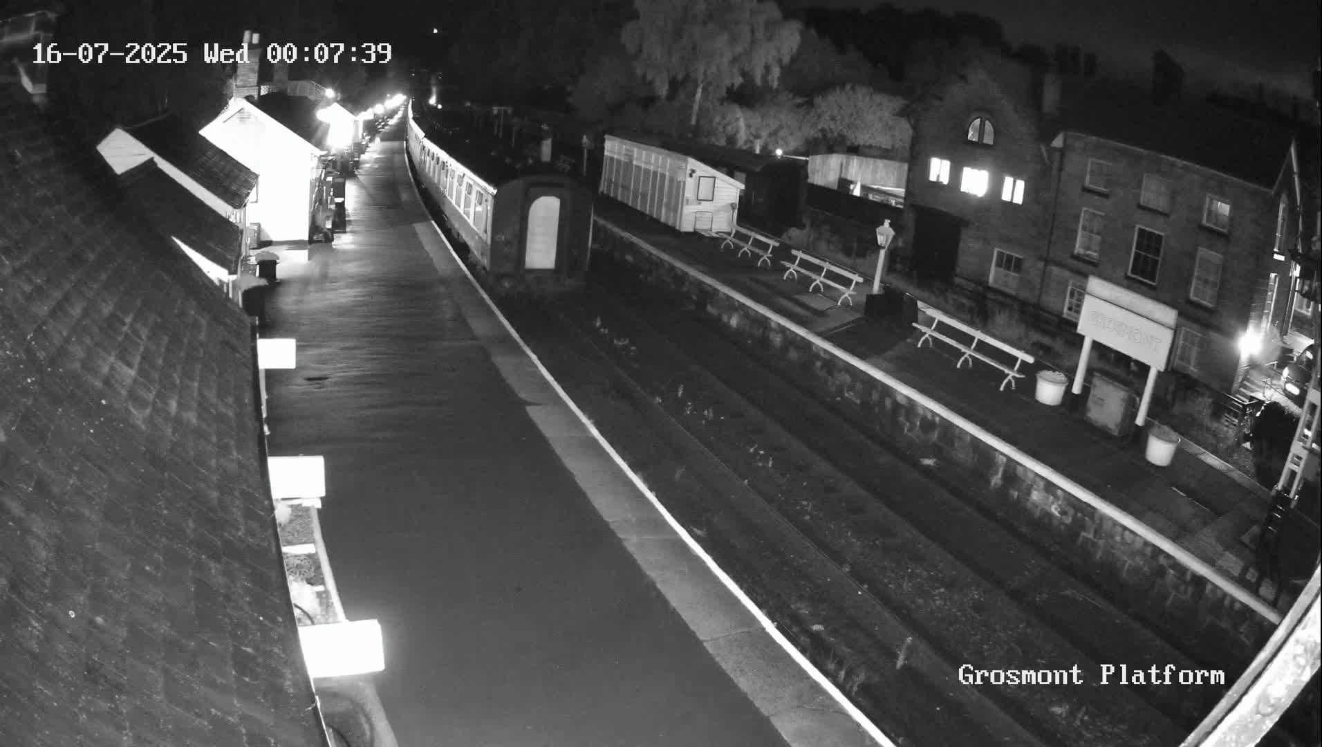 North Yorkshire Moors Railway (NYMR) Grosmont Station Live Cam - Grosmont, Borough of Scarborough, North Yorkshire, Yorkshire and the Humber, England, United Kingdom